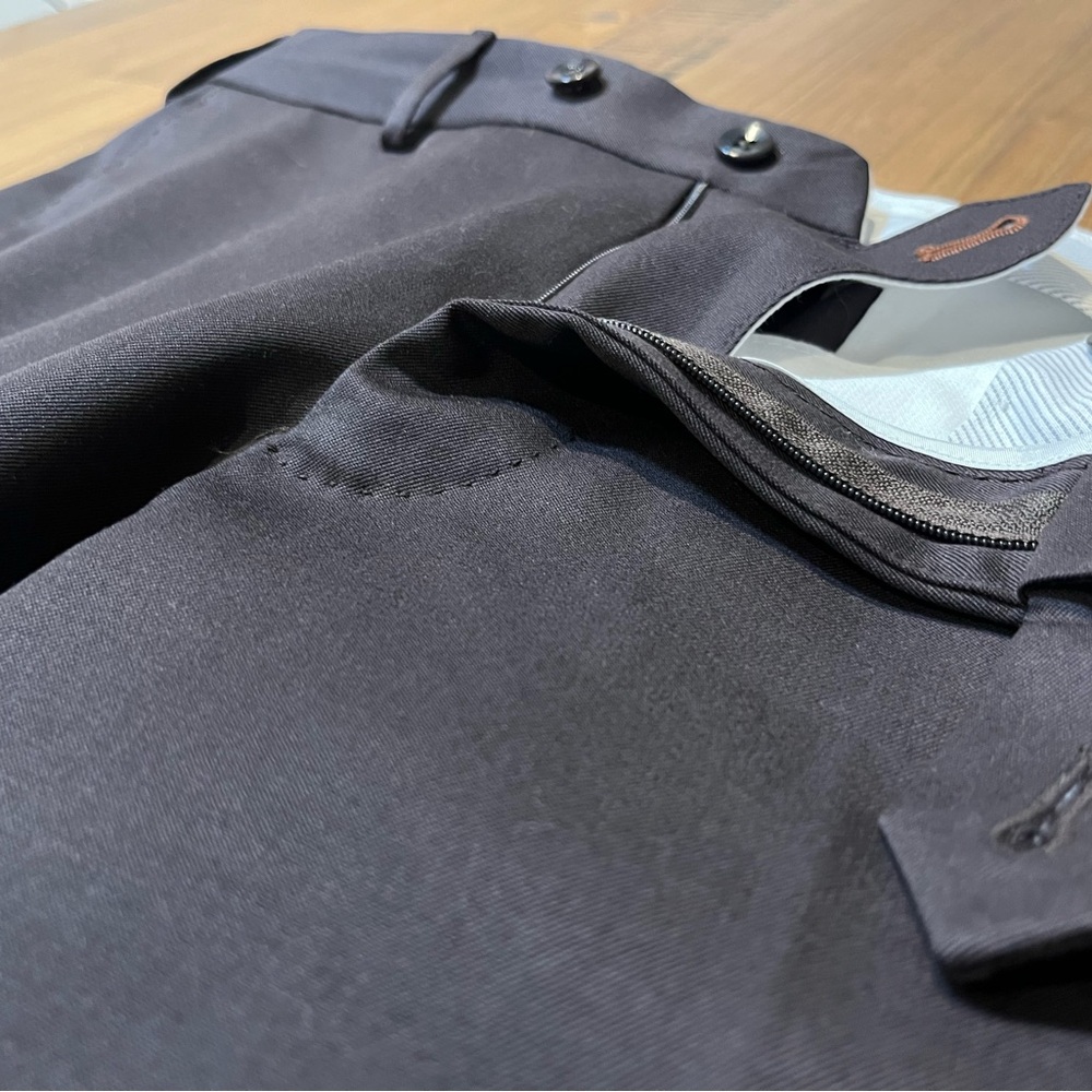 Zanella Wool Chocolate Trousers
